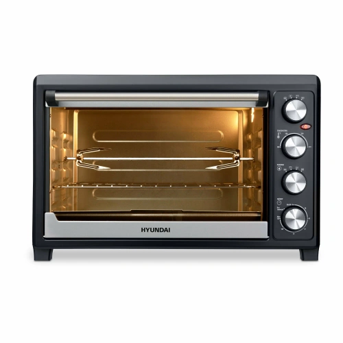 Мини-печь Hyundai MIO-HY076 серебристый/черный