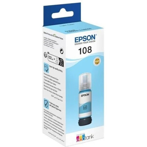 Чернила Epson 108 C13T09C54A светло-голубой 70мл для Epson L8050/L18050