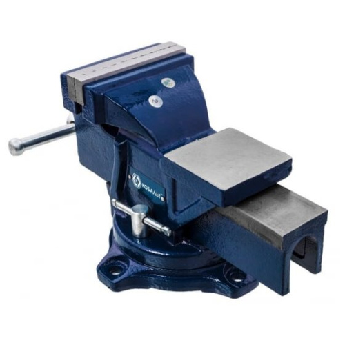 Тиски слесарные поворотные КОБАЛЬТ 245-978 наковальня, коробка