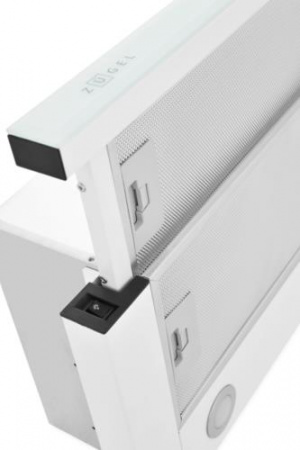 Вытяжка телескопическая ZUGEL ZHT651GW белый/белый