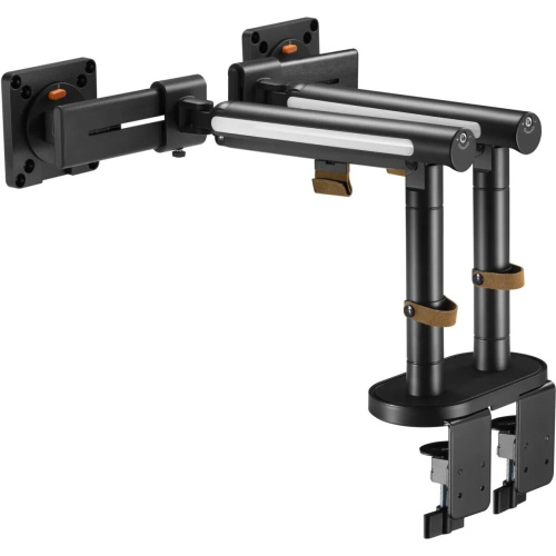 Кронштейн для мониторов Ultramounts UM 727B черный 17"-32" макс.9кг крепление к столешнице поворот и наклон