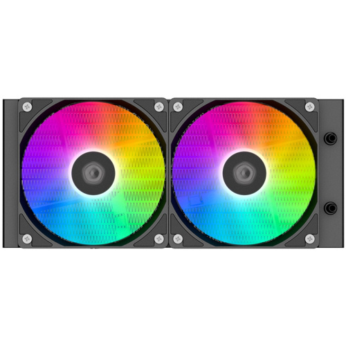 СВО ID-COOLING SL240 XE LGA20XX/1700/1200/115X/AM5/AM4 (TDP 3000W, PWM, LCD Display, Dual ARGB Fan 120mm) RET