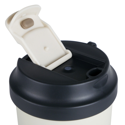 Термокружка LARA LR04-27 White белый/черн