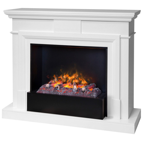 Электрокамин RealFlame Marco 25,5/26 WT белый с очагом 3D Cassette 630