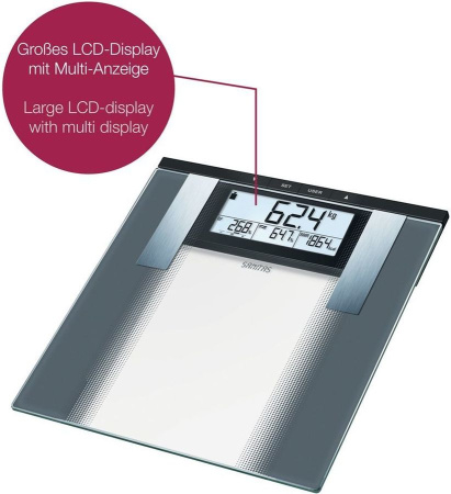 Весы напольные Sanitas SBG 21 прозрачный