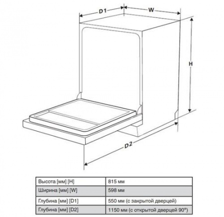 Встраиваемая посудомоечная машина Hansa ZIM615EQ