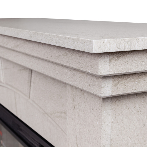 Портал каминный из МДФ RealFlame History 25,5 WT цвет натуральный камень