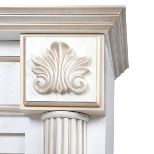 Электрокамин RealFlame Imperia 26/33 WT белый дуб с золотой патиной с очагом Moonblaze