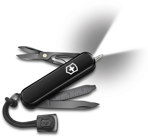 Нож перочинный Victorinox Signature Lite Onyx Black (0.6226.31P) 58мм 8функций черный подар.коробка