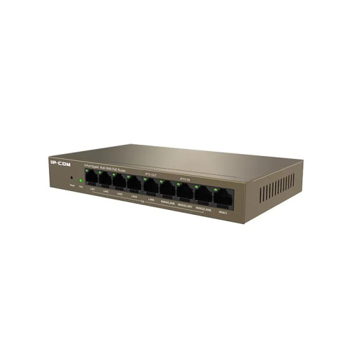 9-портовый гигабитный PoE-маршрутизатор IP-COM M20-8G-PoE с облачным управлением (PoE бюджет 95W)