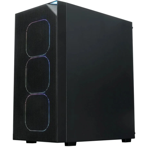 Корпус XASTRA A408 4ARGB Black (A408-4FG12A) ATX/Mesh/Screwless full-size TG / 4x120mm ARGB PWM FG fans