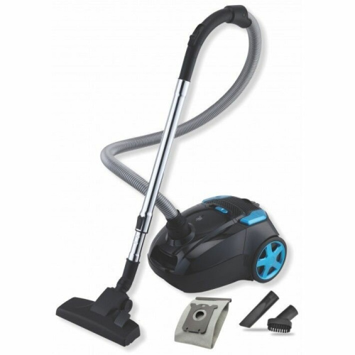 Пылесос WILLMARK VC-2650DBM черно-голубой