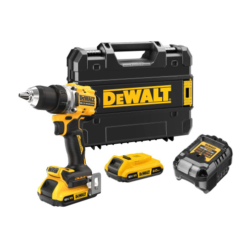 Дрель-шуруповёрт Dewalt 20 В XR (DCD800D2T) 2 АКБ+ЗУ