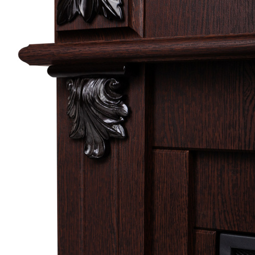 Электрокамин RealFlame Philadelphia 25,5/26 DN орех с очагом 3D Helios 26