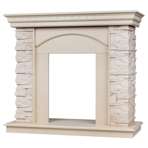 Портал каминный из МДФ RealFlame Elford WT белый дуб