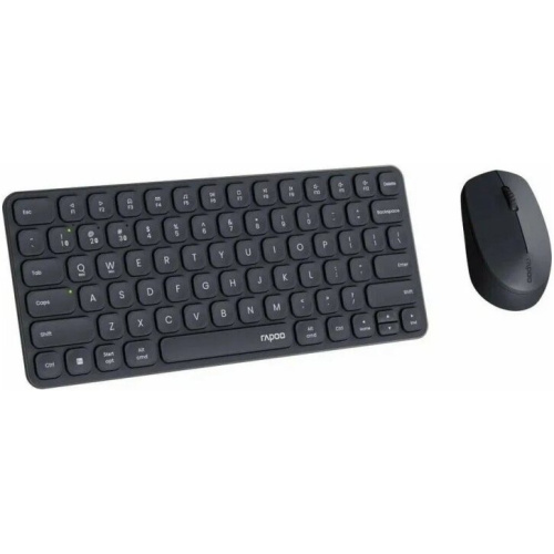 Комплект клавиатура и мышь RAPOO 9010M Multi-mode Wireless Keyboard & Mouse Dark Grey