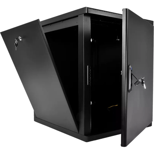 Шкаф коммутационный ЦМО ШРН-М-12.650.1-9005 настенный 12U 600x650мм черный