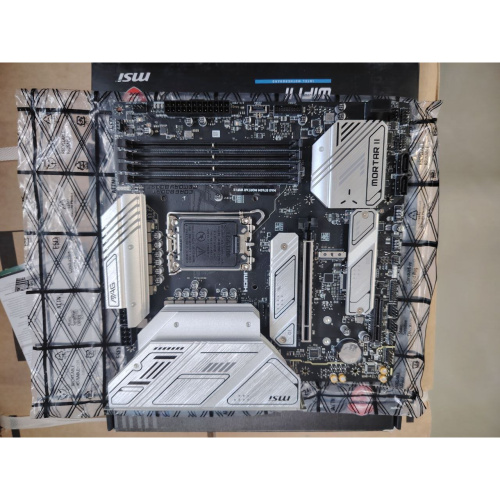 УЦ MB s1700 MSI Mag B760M Mortar Wifi II, 4*DDR5, 1*PCIEx16, 1*PCIEx4, 3*M.2, 2*TypeC, 3*USB3.2Gen2 (плохая упаковка, компонентный ремонт)