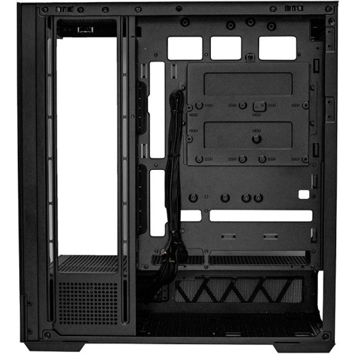 Корпус XASTRA Q700 0F-UC Black (Q700-0F-UC) ATX/Aquarium/Screewless/no fans/Type C