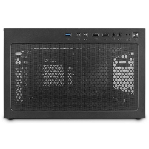 Корпус 1STPLAYER Firebase X3-M X3-M-BK-4F1 Black mATX TG 4x120mm LED fans inc