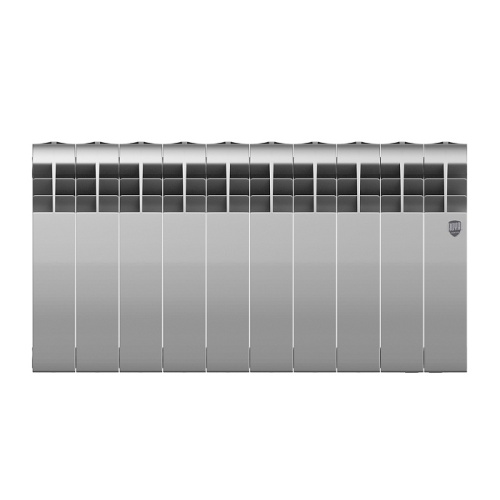 Биметаллический радиатор отопления  Royal Thermo Biliner 350 10 Секций Silver Satin