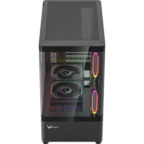 Корпус Formula Crystal U1M Cosmic черный без БП mATX 1xUSB3.0 audio bott PSU