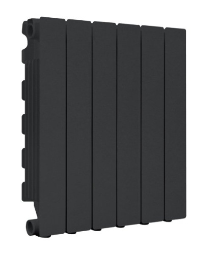 Алюминиевый радиатор отопления Fondital 500/100 Blitz Super B4  Black Coffee 6 секций