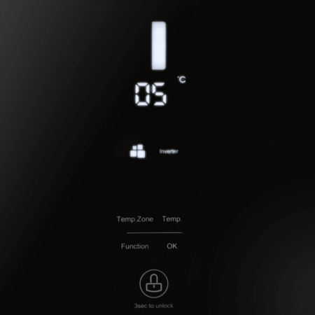 Холодильник MAUNFELD MFF177NFB Slim Inverter