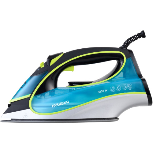 Утюг Hyundai H-SI01450 голубой/желтый