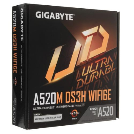 Материнская плата GIGABYTE A520M DS3H WIFI6E