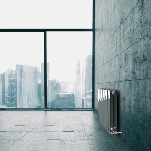 Биметаллический радиатор отопления  Royal Thermo Pianoforte 500 Vd 12 Секций Silver Satin