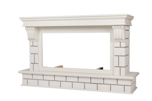 Портал каминный из МДФ RealFlame Stone 36 WT, под очаги Joker 36 и Flash 36