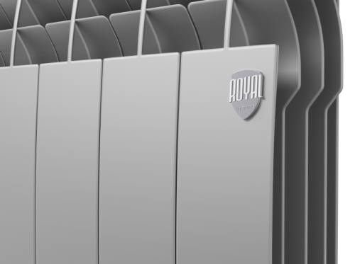 Биметаллический радиатор отопления  Royal Thermo Biliner 500 Vr 12 Секций Silver Satin
