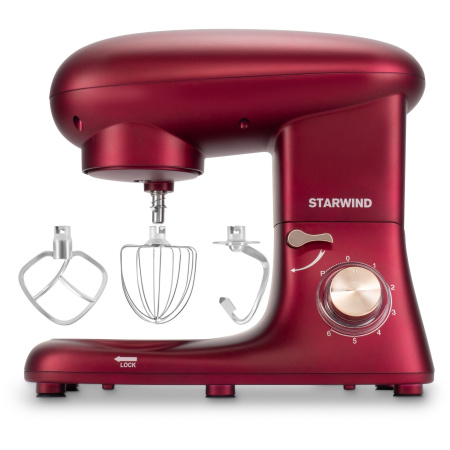 Миксер планетарный Starwind SPM7170 гранатовый