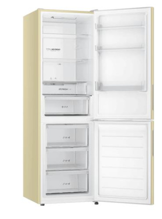 Холодильник с морозильником   Haier CEF536CCG бежевый