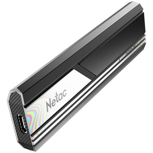 SSD Netac ZX10 (NT01ZX10-002T-32BK) 2TB USB 3.2 Gen 2 Type-C External SSD, R/W up to 1050/1050MB/s