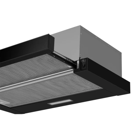 Вытяжка кухонная встраиваемая Weissgauff TEL 600 Black Glass