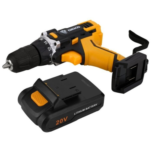 Дрель аккумуляторная DEKO DKCD 20 FU-Li 20v 1*1.5Ah Li-Ion 063-4176 с акк и ЗУ