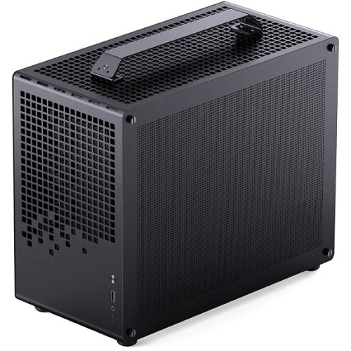 Корпус JONSBO Jonsplus Z20 Black без БП, боковая панель из закаленного стекла, mini-ITX, micro-ATX, черный