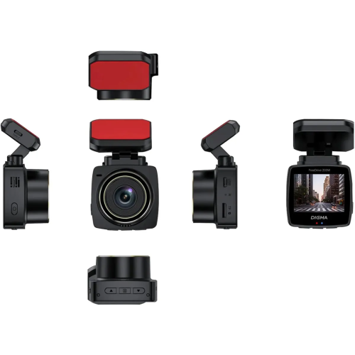 Видеорегистратор Digma FreeDrive 203W черный