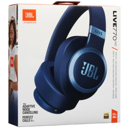 Беспроводные/проводные наушники JBL Live 770NC синий