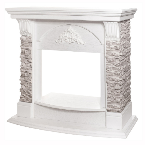 Портал каминный из МДФ RealFlame Athena GR белый