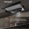 Вытяжка кухонная встраиваемая Weissgauff TEL 600 Black Glass