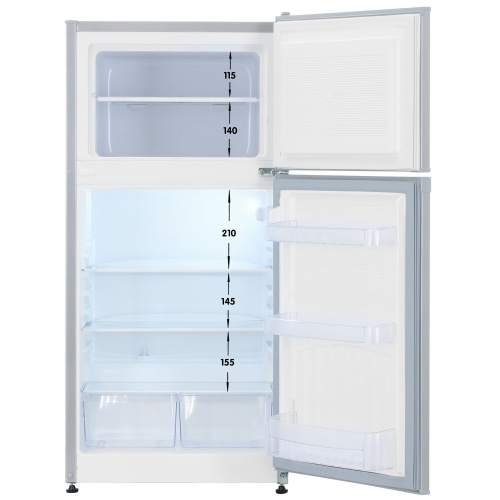 Холодильник Nordfrost NRT 143 132 серебристый металлик