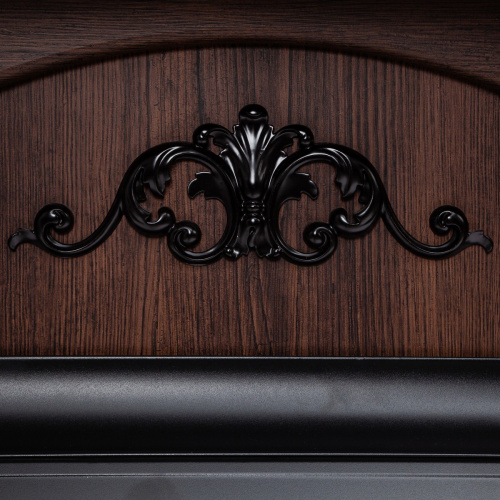 Электрокамин RealFlame Corfino NT орех с очагом 3D Oregan