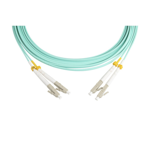 Патч-корд HYPERLINE FC-D2-503-LC/PR-LC/PR-H-5M-LSZH-AQ волоконно-оптический 5 м