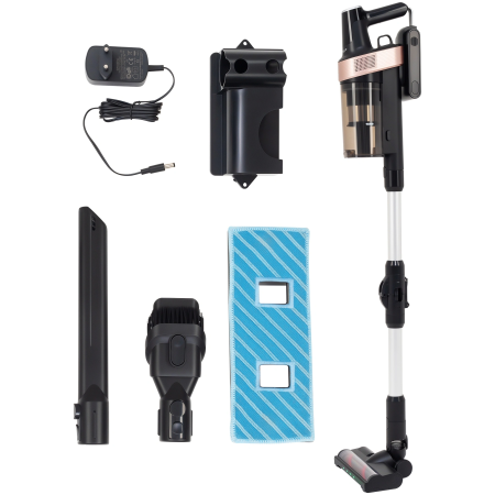 Пылесос Vitek VT-CLS01AQUA черный/медный