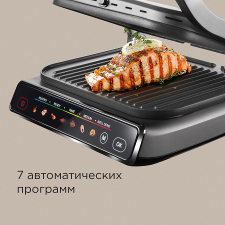 Гриль REDMOND GM300 SteakMaster серый/металл