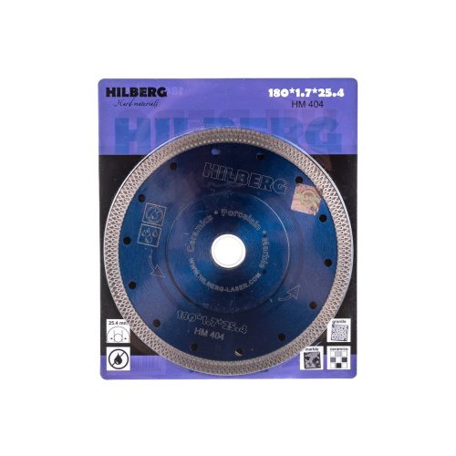 Диск алмазный отрезной Hilberg Турбо HM404 180x22,23