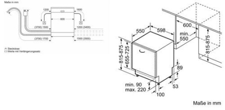 Встраиваемая посудомоечная машина Bosch SMV46KX55E